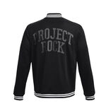 Project Rock Mesh Varsity Jacket Black
